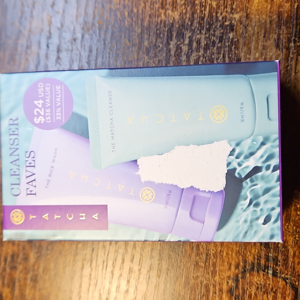Tatcha Cleanser Faves - Purple and Green
